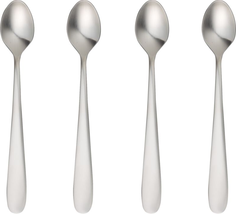 Set of 4 Fusion Iced Tea Spoons