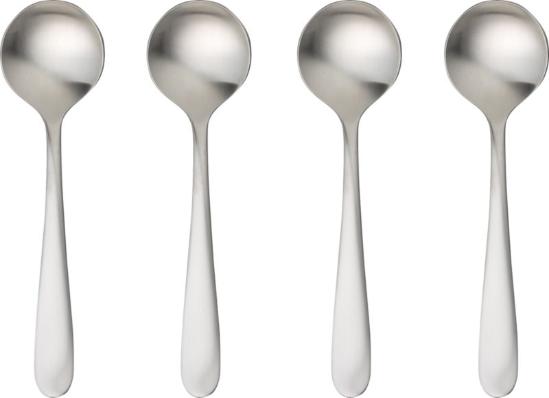Set of 4 Fusion Soup Spoons