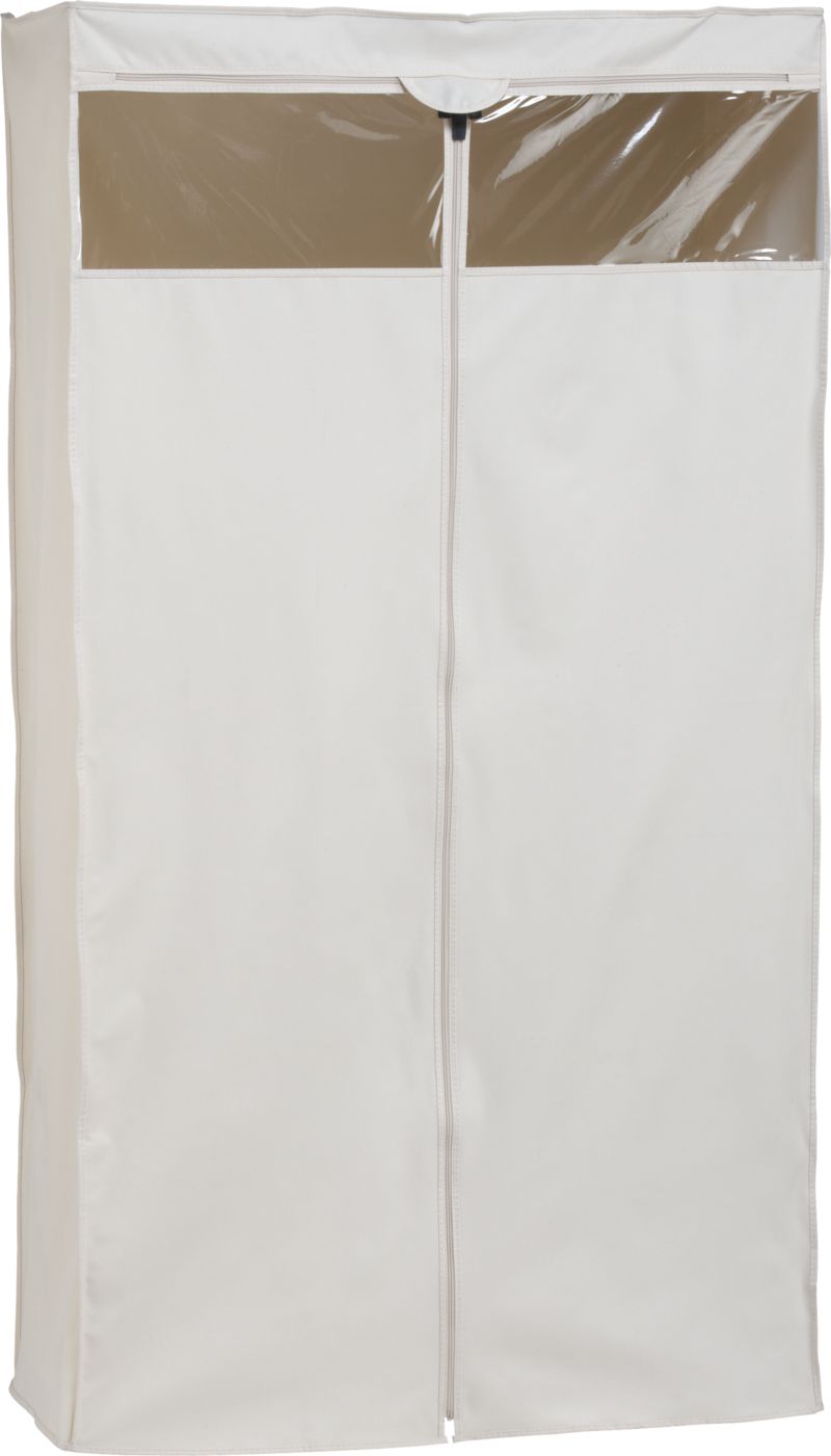 Work Mobile 3-Shelf Garment Rack Dust Cover