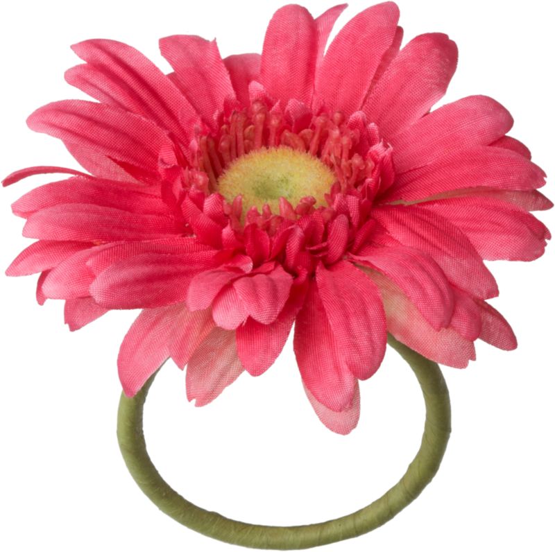 Gerber Daisy Pink Napkin Ring