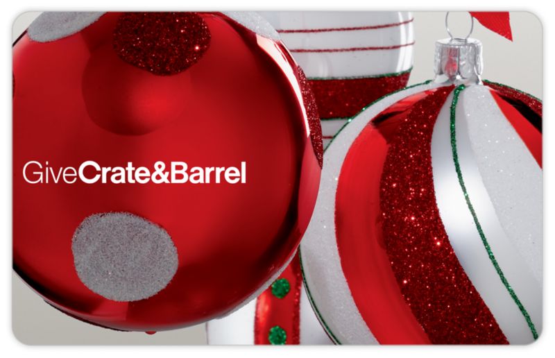 The Crate and Barrel Gift Card. Surprise them with exactly what they wanted.