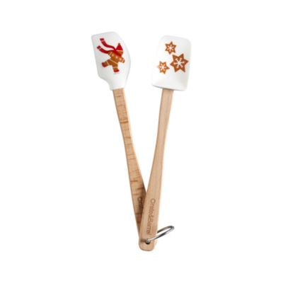 2-Piece Mini Gingerbread Man Spatula Set