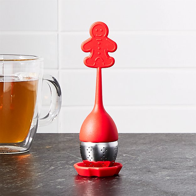 Gingerbread Man Tea Infuser Crate and Barrel
