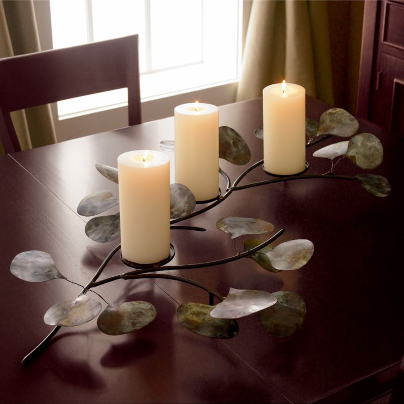 Gingko Leaf Pillar Holder
