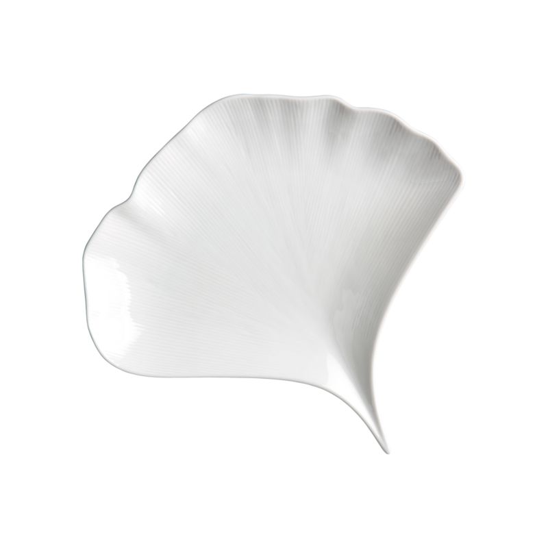GinkgoLeafPlateWhiteS12
