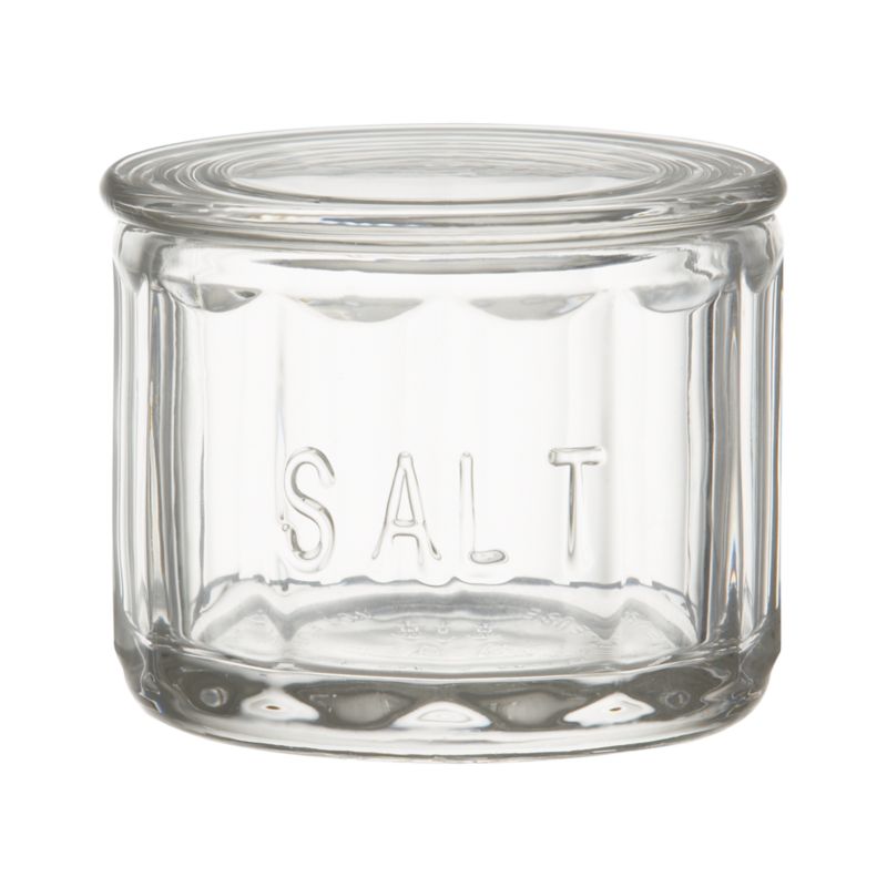 Glass Salt Cellar with Lid