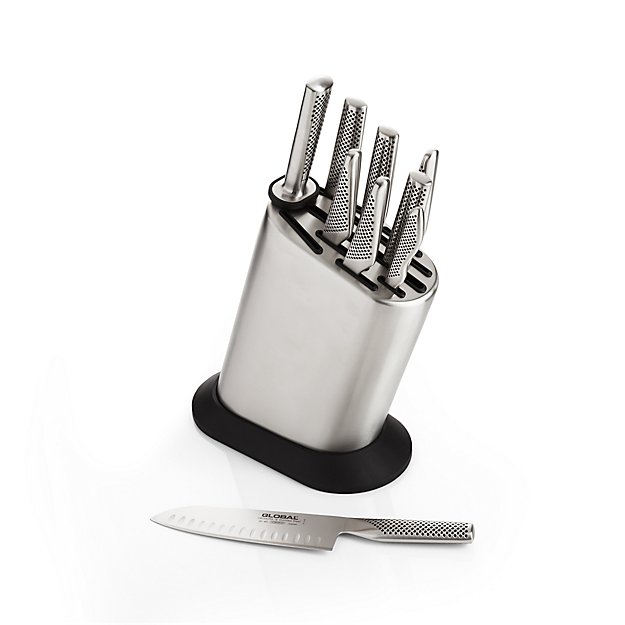 Global ® 10Piece Knife Block Set Crate and Barrel