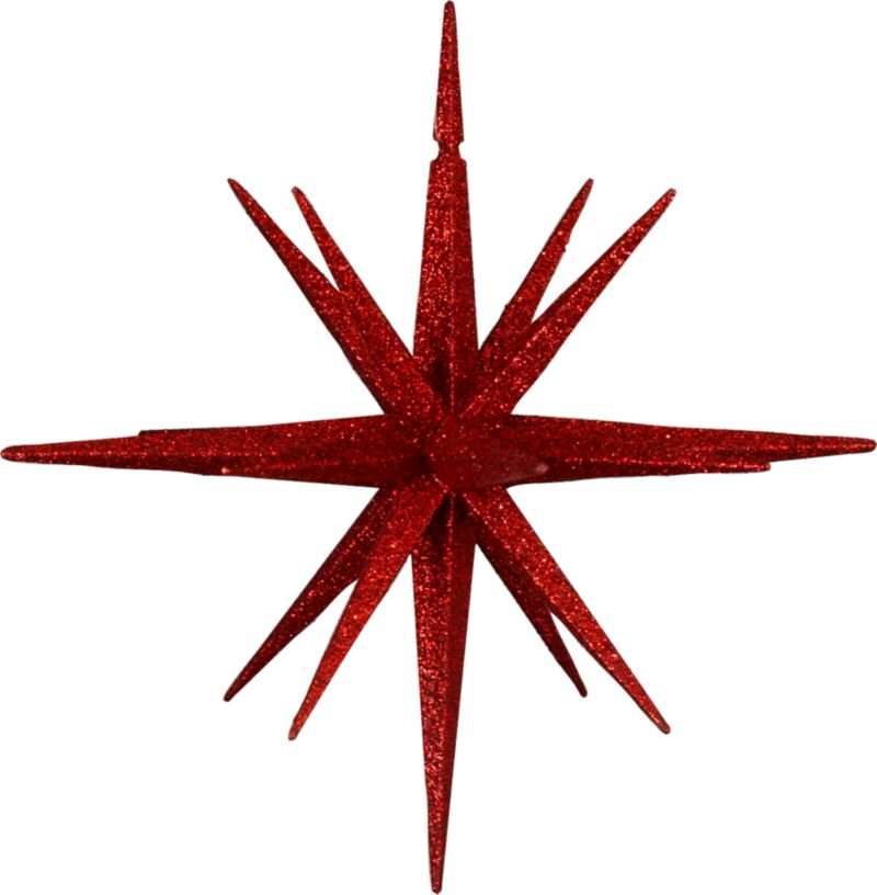 Glitter 3D Star Ornament