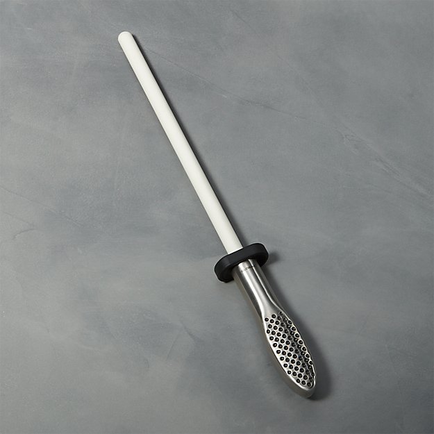 Global Ceramic Sharpening Rod + Reviews Crate and Barrel