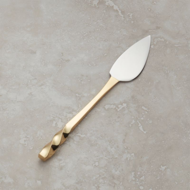 Gold Hard Cheese Knife Crate and Barrel