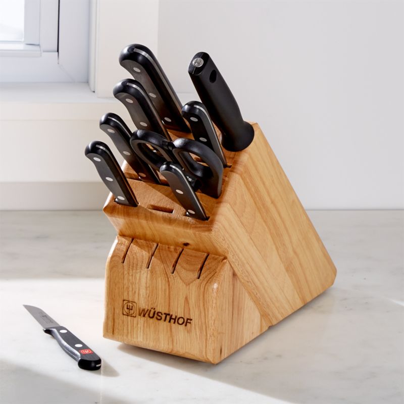 Wüsthof ® Gourmet 10Piece Knife Set Crate and Barrel