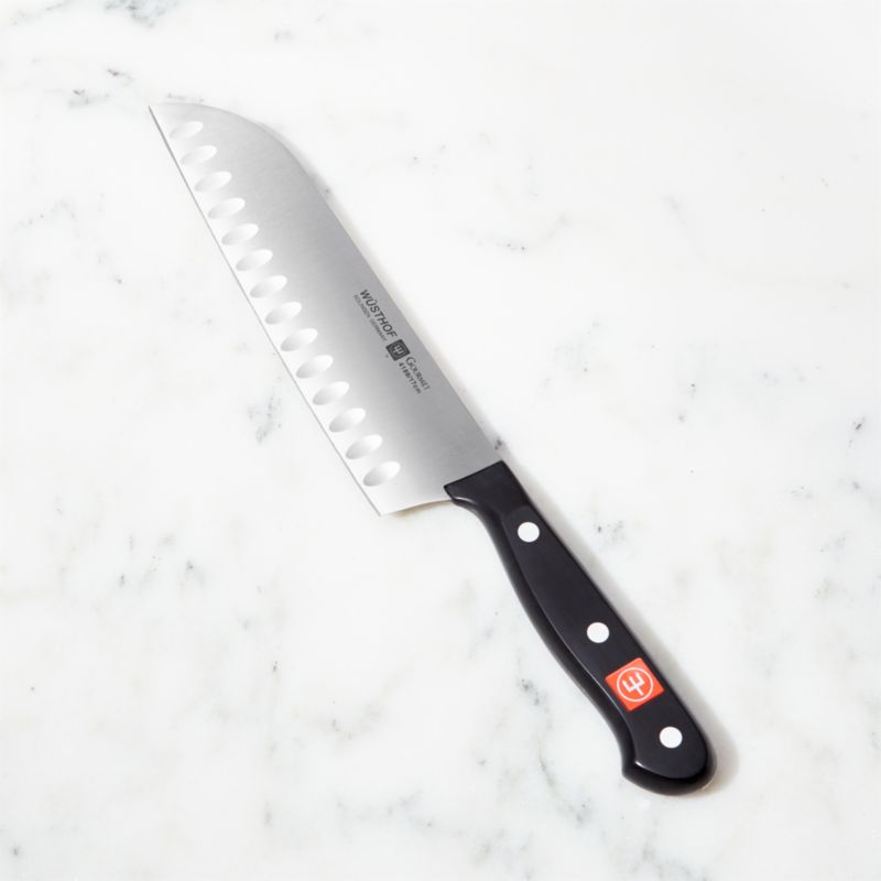 Wüsthof ® Gourmet 7" Hollow Ground Santoku Knife Crate and Barrel