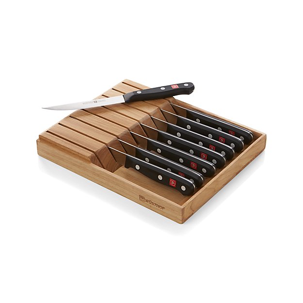 Wüsthof ® Gourmet InDrawer Steak Knife Set Crate and Barrel