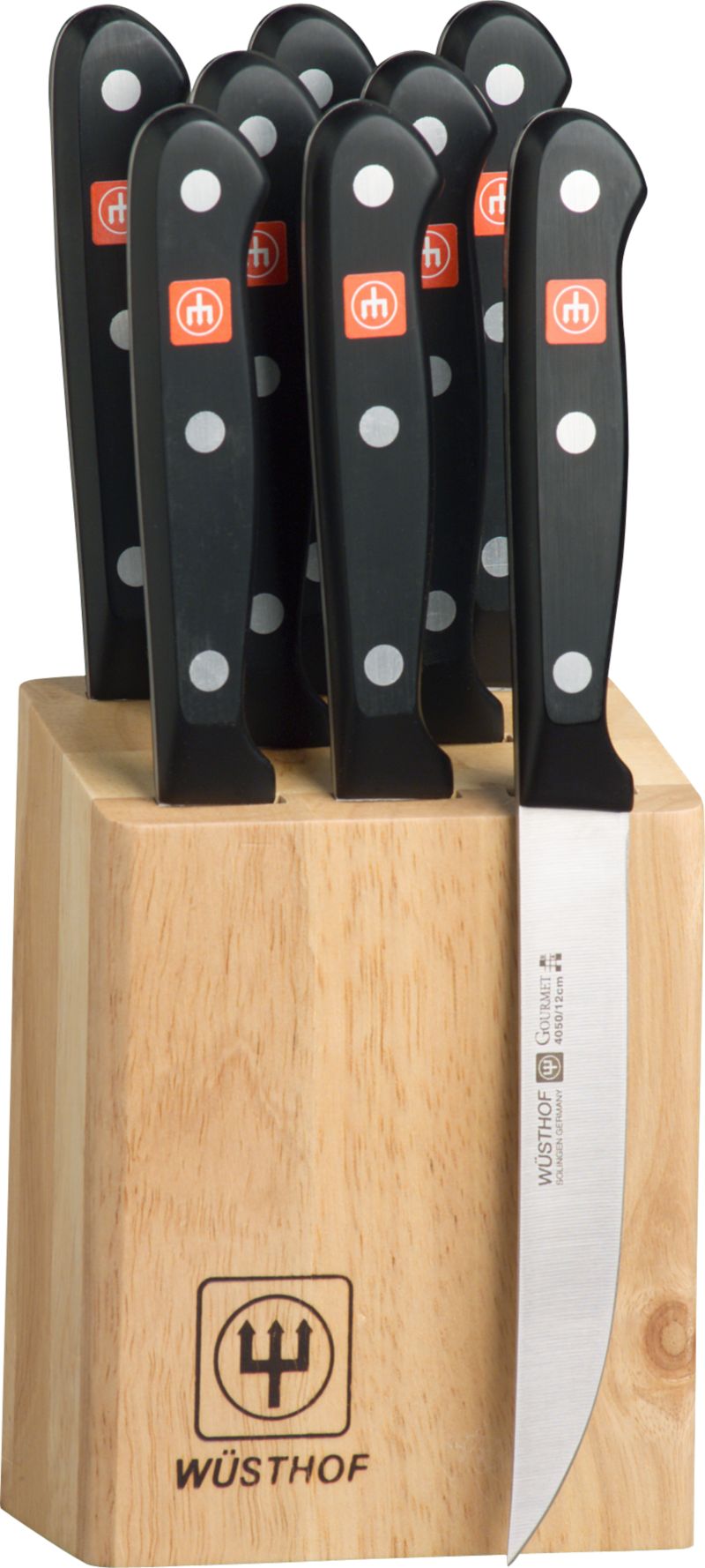 GourmetSteakKnifeBlock9pc