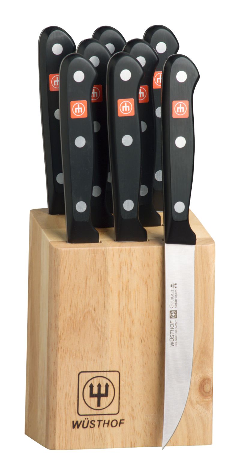 GourmetSteakKnifeBlock9pc
