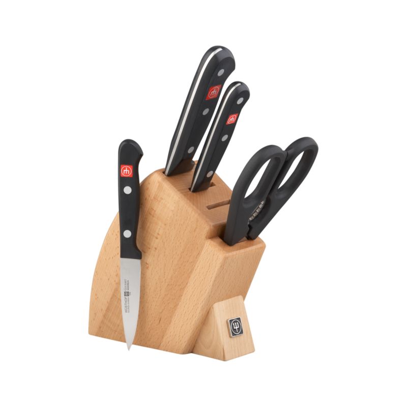Wüsthof® Gourmet Studio 5-Piece Knife Block Set