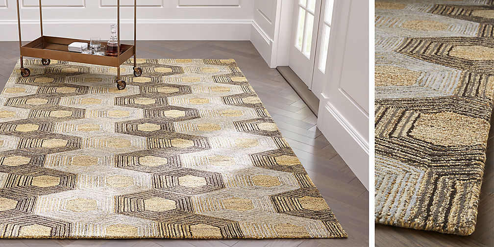 Gramercy Hexagon Pattern Rug