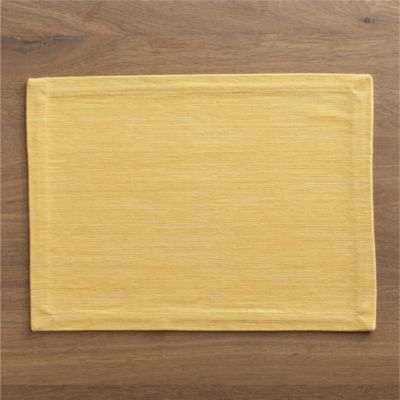 Grasscloth Daffodil Placemat