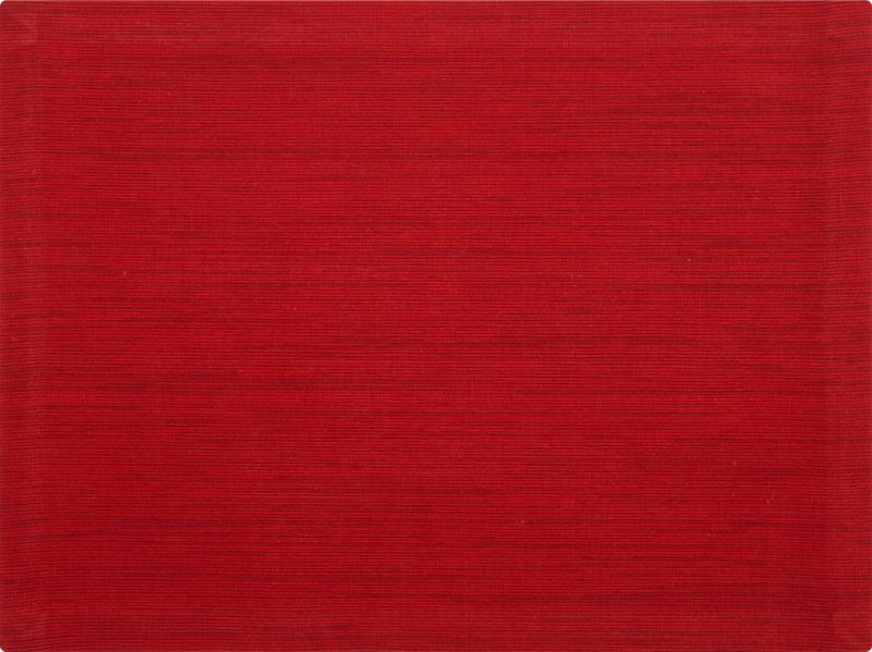 Grasscloth Ruby Placemat