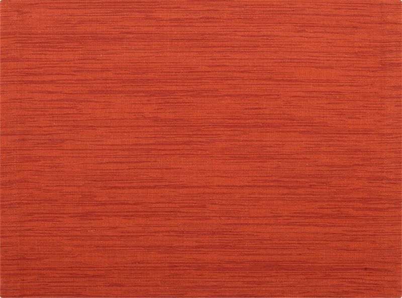 Grasscloth Chili Placemat