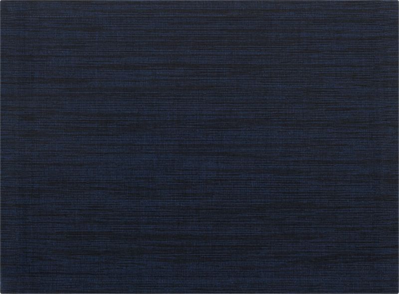 Grasscloth Midnight Placemat