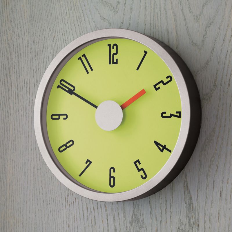 Green Wall Clock