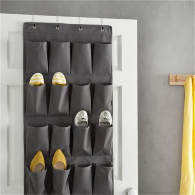 Grey Over The Door Shoe Bag