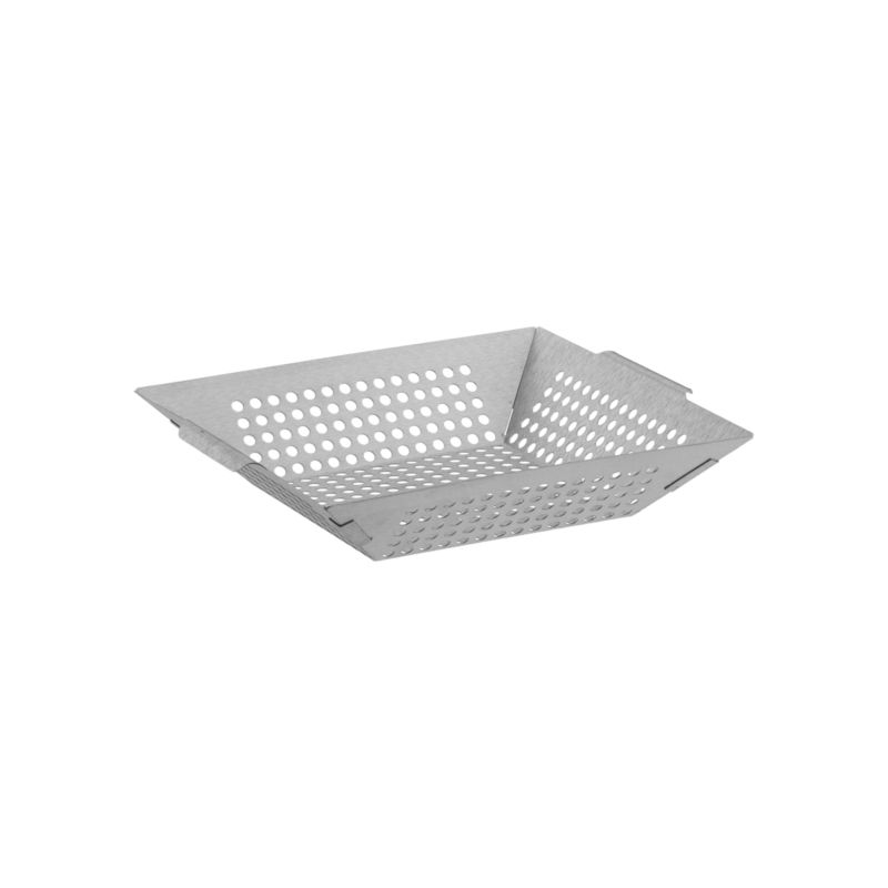 GrillBasketSqBrushedS11