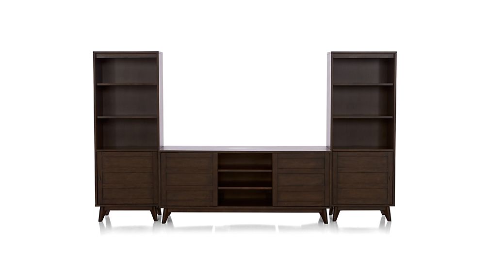 HD Media Console with Two Towers in TV Stands & Media Consoles Crate