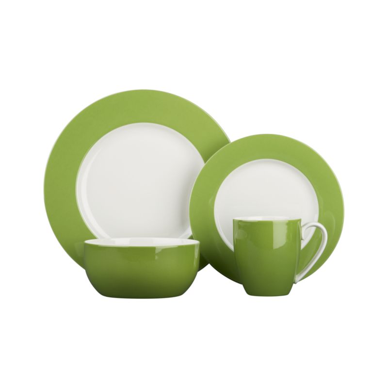 Hamptons Green 4-Piece Place Setting