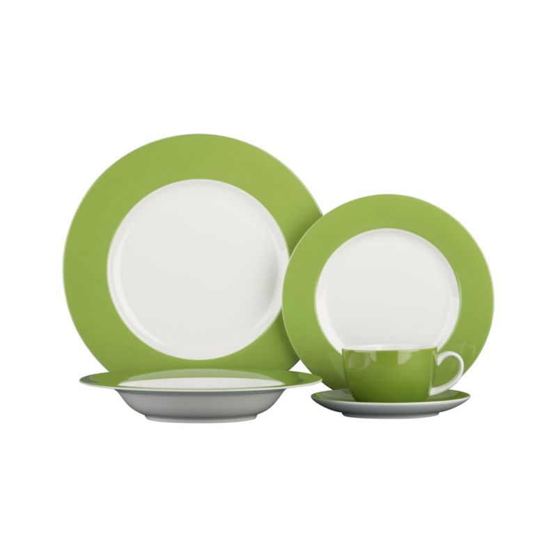 Hamptons Green 5-Piece Place Setting