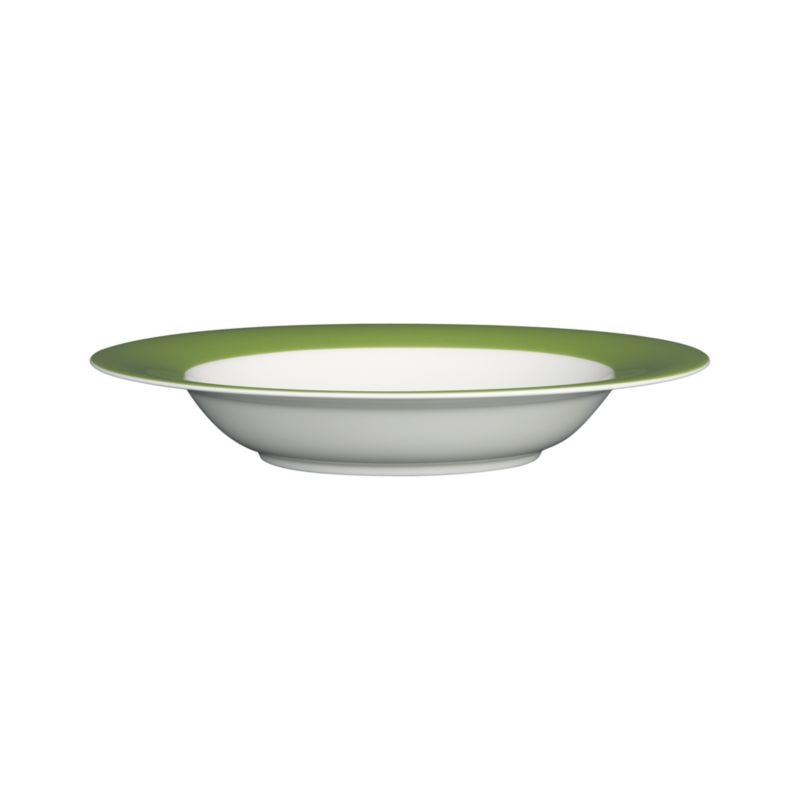 Hamptons Green Low Bowl