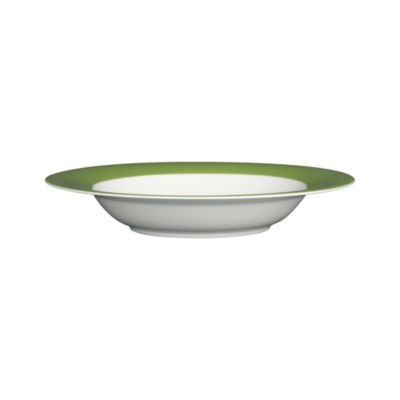 Hamptons Green Low Bowl