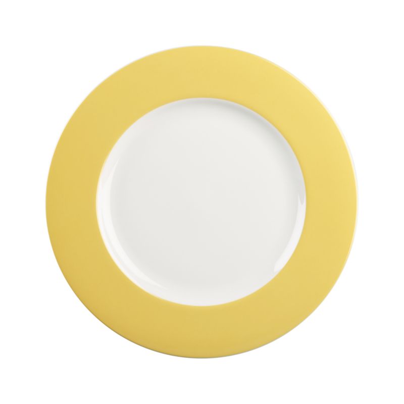 Hamptons Yellow Dinner Plate
