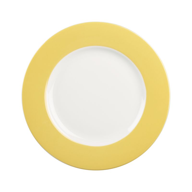 Hamptons Yellow Salad Plate