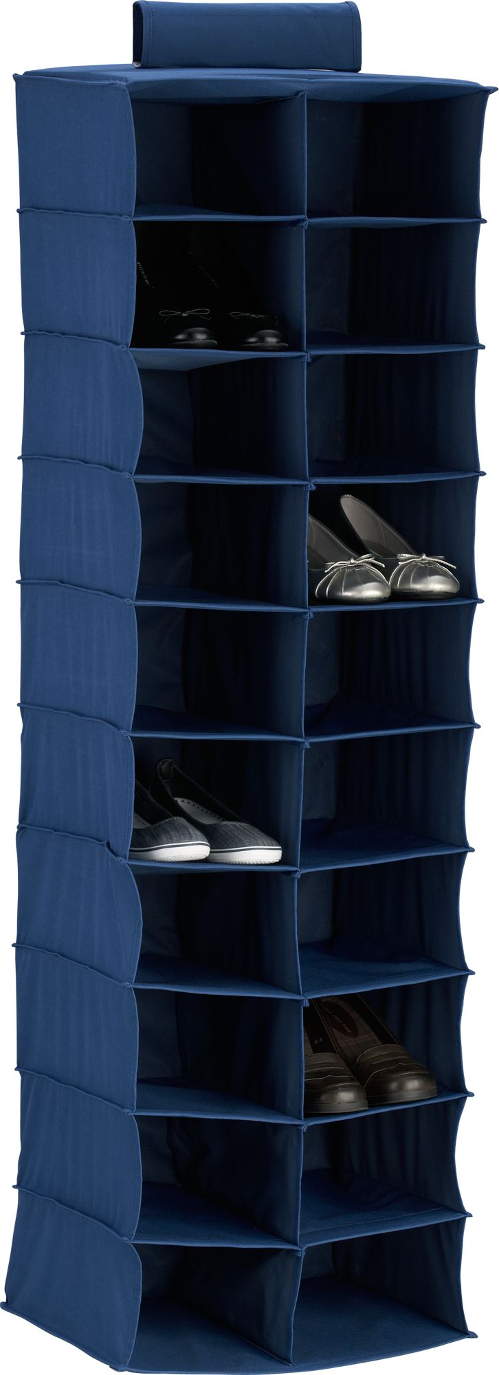 Blue 20-Section Hanging Bag