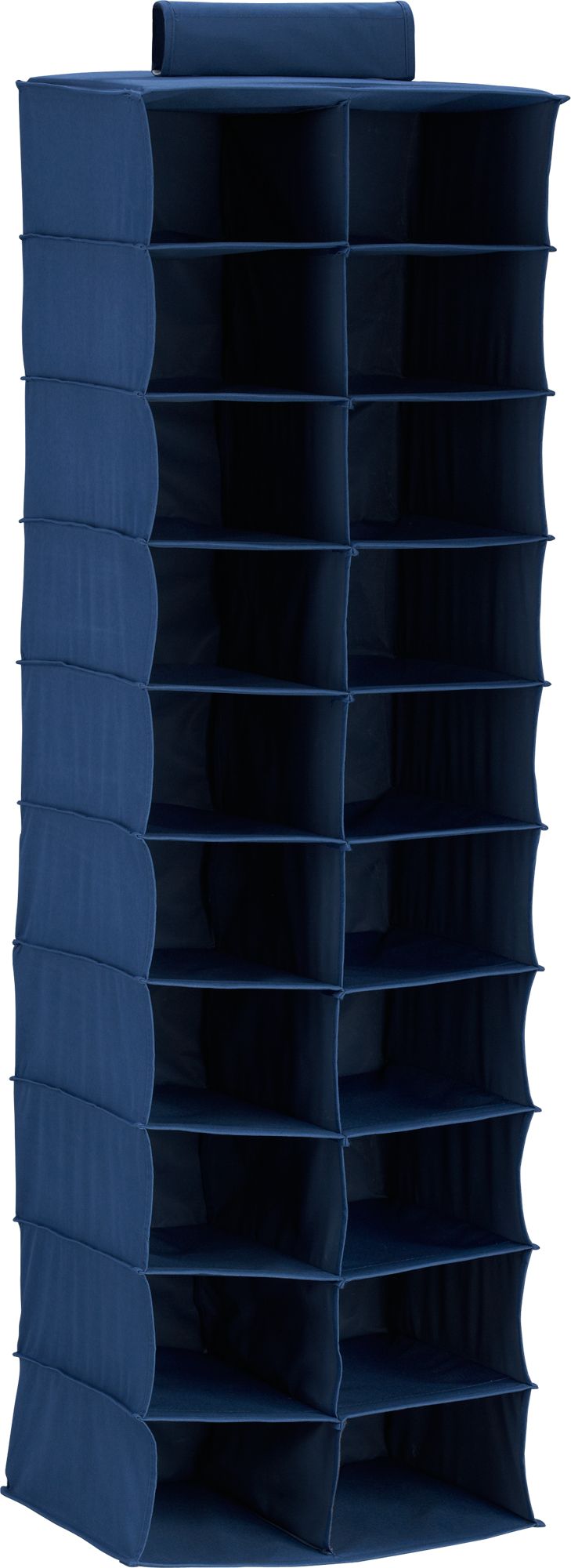 Blue 20-Section Hanging Bag