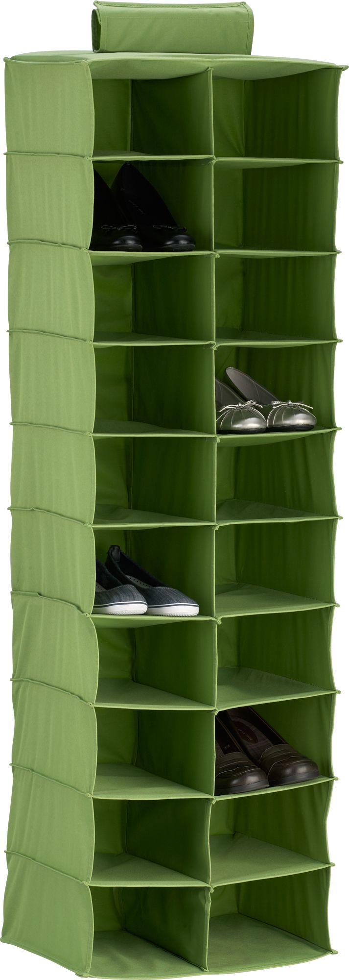 Green 20-Section Hanging Bag