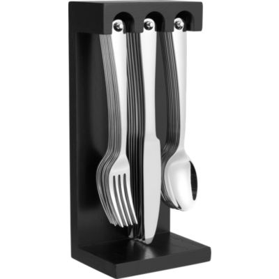 Hanson Rack 24-Piece Flatware Set