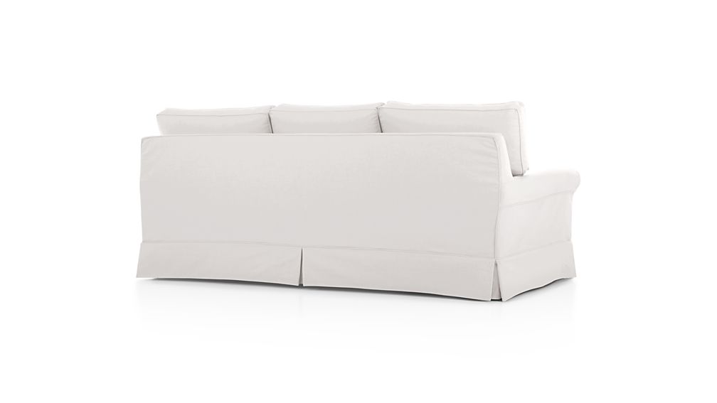 Harborside Slipcovered 3Seat Sofa Snow Crate and Barrel