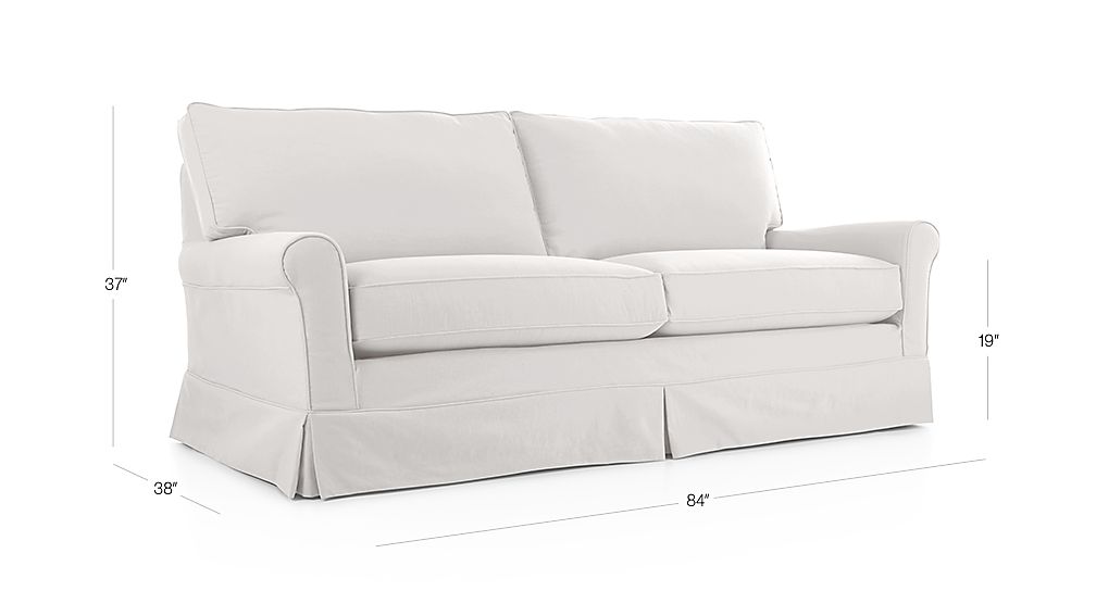 Harborside Slipcovered Full Sleeper Crate and Barrel