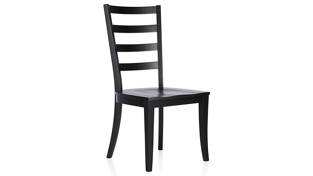 Black Ladder Back Dining Room Chairs