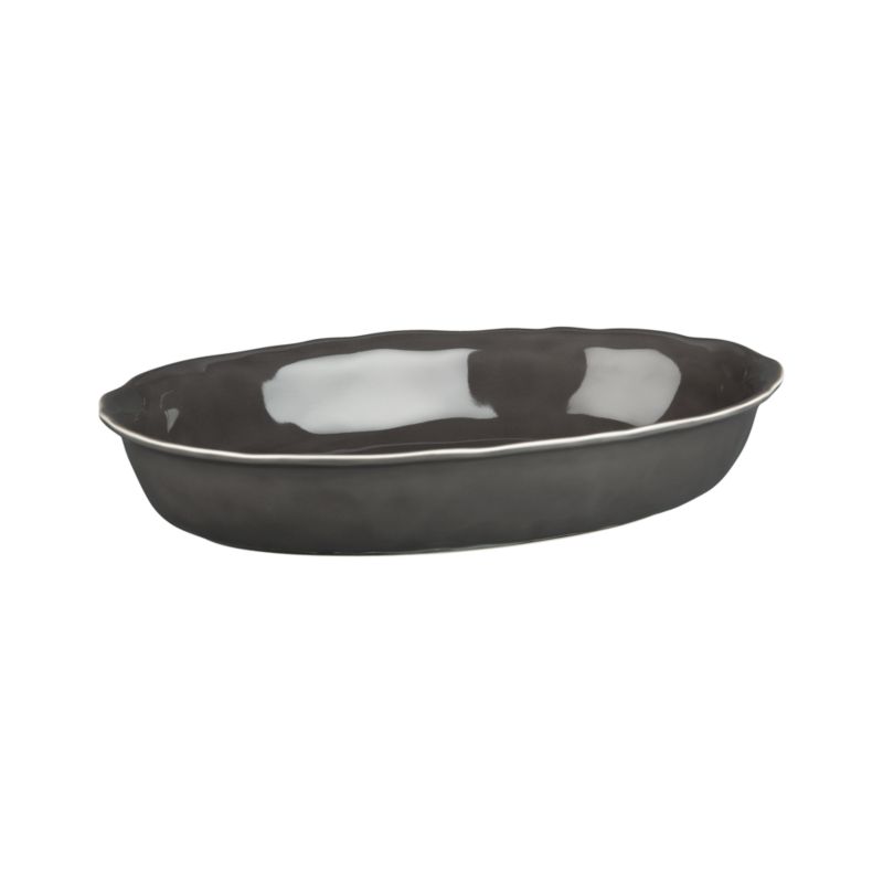 Hayes Oval Serving Bowl. 15.5"Wx11.25"Dx2.75"H