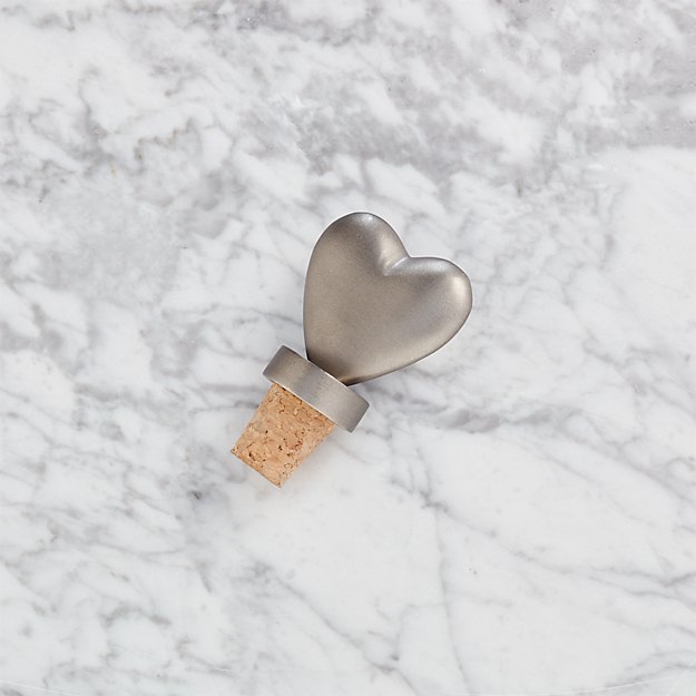 Heart Bottle Stopper Crate and Barrel