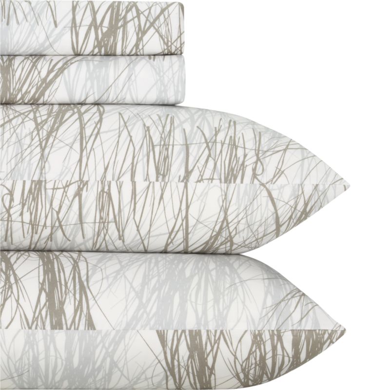 Marimekko Heina Natural Queen Sheet Set