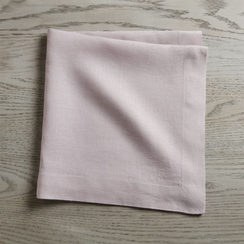 Helena Lilac Linen Napkin Crate and Barrel