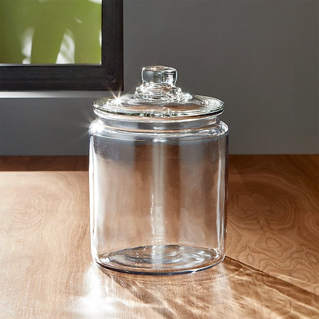 Heritage Hill 64 oz. Glass Jar with Lid Crate and Barrel