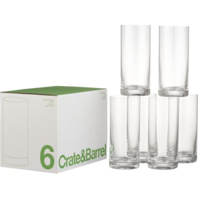 Set of 6 Highball Glasses
