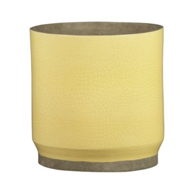 Himara Large Yellow Planter
