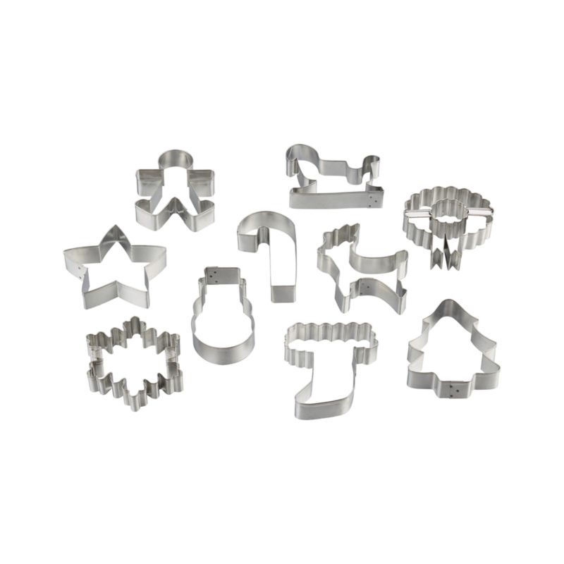 10-Piece Holiday Cookie Cutter Set